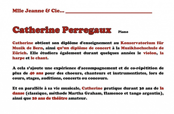 Catherine Perregaux pianiste